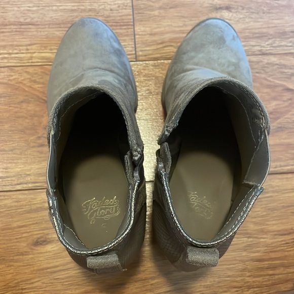 Ankle booties “Faded Glory” size 6 - Picture 6 of 7